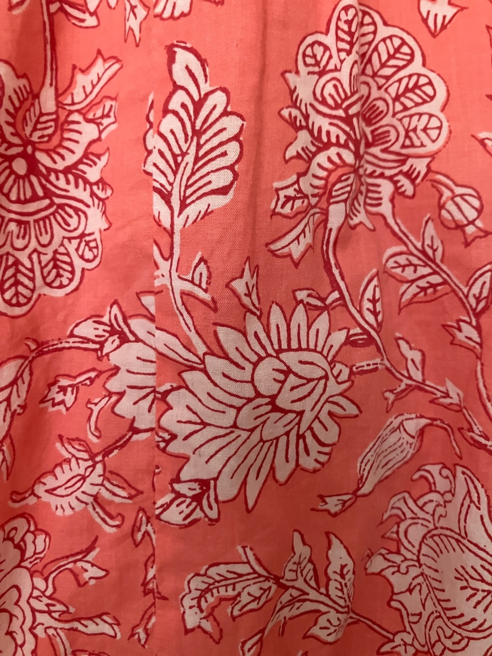 J. Crew Coral Pink Floral Midi Dress - Picture 7 of 7